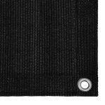 Vidaxl tapis de tente 400x600 cm noir