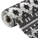 Vidaxl tapis à tissage plat d'extérieur 100x200 cm gris foncé Vidaxl tapis à tissage plat d'extérieur 100x200 cm gris foncé