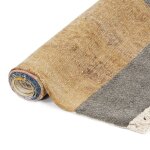 Vidaxl tapis tiss  la main coton 160x230 cm imprim multicolore