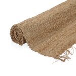 Vidaxl tapis tiss  la main jute 120 x 180 cm naturel