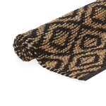 Vidaxl tapis tiss  la main jute tissu 120 x 180 cm naturel et noir