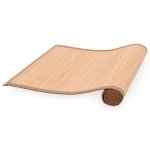 Vidaxl tapis de yoga bambou 60 x 180 cm marron