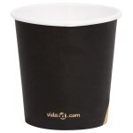 Vidaxl tasses à café en papier 120 ml 100 pcs noir Vidaxl tasses à café en papier 120 ml 100 pcs noir