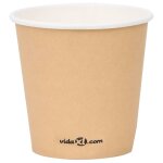 Vidaxl tasses à café en papier 120 ml 1000 pcs marron Vidaxl tasses à café en papier 120 ml 1000 pcs marron