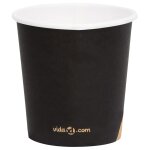 Vidaxl tasses à café en papier 120 ml 1000 pcs noir Vidaxl tasses à café en papier 120 ml 1000 pcs noir