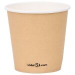 Vidaxl tasses à café en papier 120 ml 500 pcs marron Vidaxl tasses à café en papier 120 ml 500 pcs marron