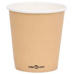 Vidaxl tasses à café en papier 200 ml 100 pcs marron Vidaxl tasses à café en papier 200 ml 100 pcs marron
