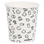 Vidaxl tasses à café en papier 200 ml 1000 pcs blanc et noir Vidaxl tasses à café en papier 200 ml 1000 pcs blanc et noir
