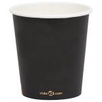 Vidaxl tasses à café en papier 200 ml 500 pcs noir Vidaxl tasses à café en papier 200 ml 500 pcs noir