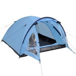 Vidaxl tente pour 3 personnes bleu