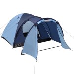Vidaxl tente pour 4 personnes bleu