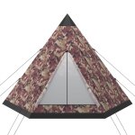 Vidaxl tente pour 4 personnes multicolore