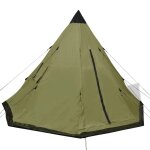 Vidaxl tente pour 4 personnes vert
