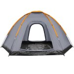 Vidaxl tente pour 6 personnes gris