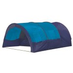 Vidaxl tente de camping 6 personnes bleu fonc et bleu