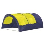 Vidaxl tente dme familiale 6 places bleue et jaune