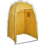 Vidaxl tente de douche wc dressing jaune