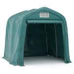 Vidaxl tente de garage pvc 2, 4x2, 4 m vert