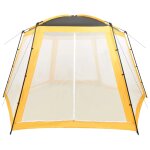 Vidaxl tente de piscine tissu 500x433x250 cm jaune