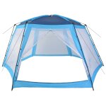 Vidaxl tente de piscine tissu 590x520x250 cm bleu