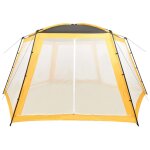 Vidaxl tente de piscine tissu 660x580x250 cm jaune