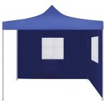 Vidaxl tente pliable avec 2 parois 3 x 3 m bleu Vidaxl tente pliable avec 2 parois 3 x 3 m bleu