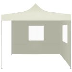 Vidaxl tente pliable avec 2 parois 3 x 3 m crème Vidaxl tente pliable avec 2 parois 3 x 3 m crème