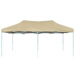 Vidaxl tente pliable 3 x 6 m blanc cr�me