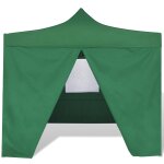 Vidaxl tente pliable verte 3 x 3 m avec 4 parois