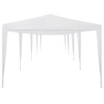 Vidaxl tente de r�ception 3 x 12 m pe blanc