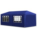 Vidaxl tente de r�ception 3 x 6 m bleu