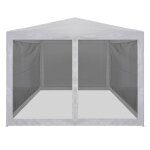 Vidaxl tente de r�ception avec 4 parois en maille 4 x 3 m