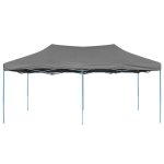 Vidaxl tente de rception pliable 3 x 6 m anthracite