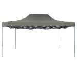 Vidaxl tente de rception pliable 3x4 m acier anthracite