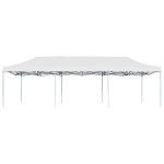 Vidaxl tente de r�ception pliable 3x9 m blanc