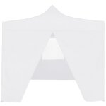 Vidaxl tente de r�ception pliable avec 4 parois 2x2 m acier blanc