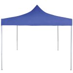 Vidaxl tente de rception pliable professionnelle 2x2 m acier bleu