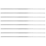 Vidaxl tiges de baby - foot 8 pcs 15, 9 mm