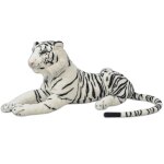 Vidaxl tigre en peluche blanc xxl Vidaxl tigre en peluche blanc xxl