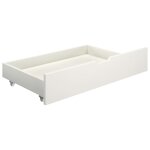 Vidaxl tiroirs de lit 2 pcs blanc bois de pin massif