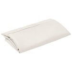 Vidaxl tissu de remplacement pour parasol d�port� blanc sable 300 cm