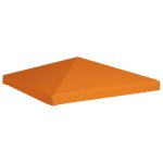 Vidaxl toile suprieure de belvdre 310 g / m 3 x 3 m orange