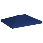 Vidaxl toile suprieure de belvdre 310 g / m 4x3 m bleu