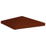 Vidaxl toile suprieure de gazebo 310 g / m 3x3 m terre cuite