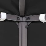 Vidaxl toile de toit de belvdre 270 g / m 4x3 m noir