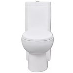 Vidaxl toilette d'angle c�ramique blanc