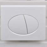 Vidaxl toilette murale sans rebord et r�servoir cach� c�ramique noir