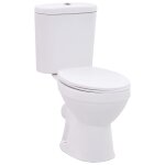 Vidaxl toilette sur pied et rservoir et sige  fermeture en douceur