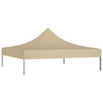 Vidaxl toit de tente de réception 3x3 m beige 270 g / m² Vidaxl toit de tente de réception 3x3 m beige 270 g / m²