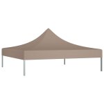 Vidaxl toit de tente de réception 3x3 m taupe 270 g / m² Vidaxl toit de tente de réception 3x3 m taupe 270 g / m²